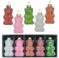 Zestaw zawieszek choinkowych - Żelki Misie kpl. 5 szt. 8 cm