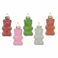 Zestaw zawieszek choinkowych - Żelki Misie kpl. 5 szt. 8 cm