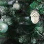 Szklane zawieszki choinkowe - Żołędzie 9 cm kpl. 6 szt.