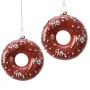 Szklana Zawieszka Choinkowa Świąteczny Donut kpl. 2 szt. fot.5