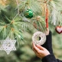 Szklana Zawieszka Choinkowa Świąteczny Donut kpl. 2 szt. fot.3