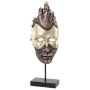 Figurka - Złoto-brązowa maska 44x17x8 cm