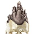 Figurka - Złoto-brązowa maska 44x17x8 cm