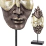Figurka - Złoto-brązowa maska 44x17x8 cm