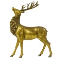 Złoty Jeleń - Figurka dekoracyjna 65x47x14 cm