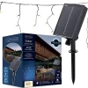 Kurtyna świetlana SOLARNA - 259 LED 11m Ciepły biały fot.1