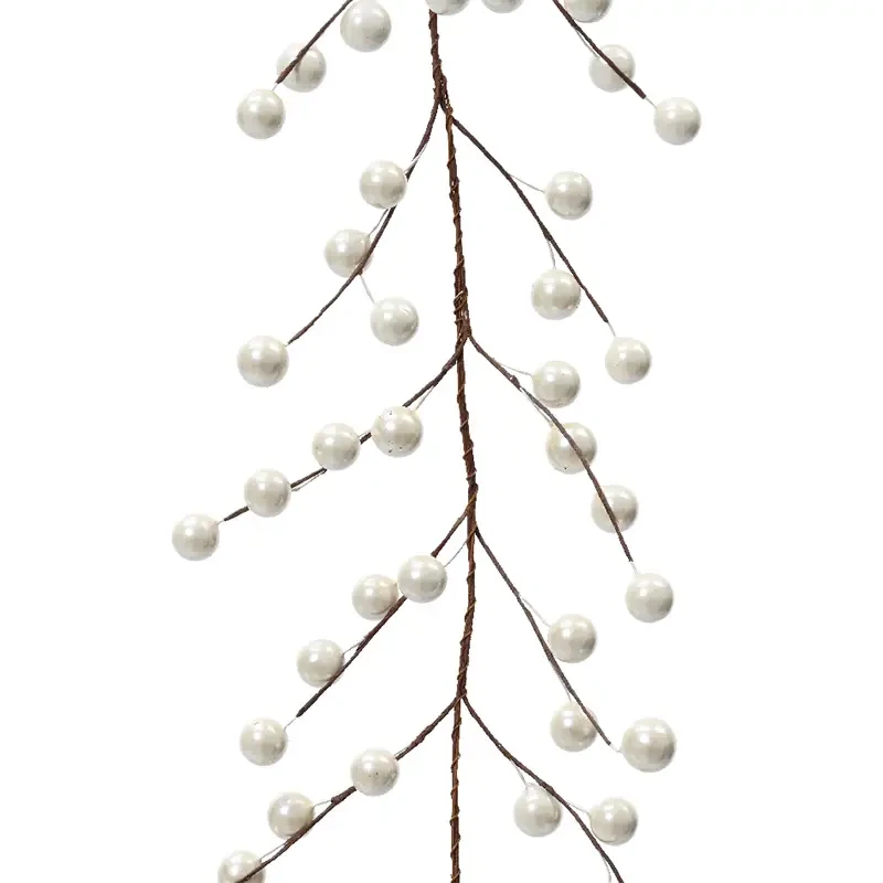 Girlanda dekoracyjna z perłowymi jagodami - 130 cm