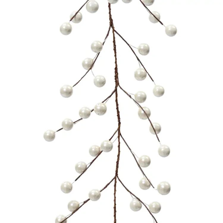 Girlanda dekoracyjna z perłowymi jagodami - 130 cm