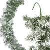 Zielona prószona girlanda choinkowa 270 cm