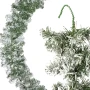 Zielona prószona girlanda choinkowa 270 cm