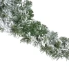 Zielona prószona girlanda choinkowa 270 cm