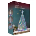 Dekoracyjna choinka z gwiazdą - 60 Micro LED 51 cm