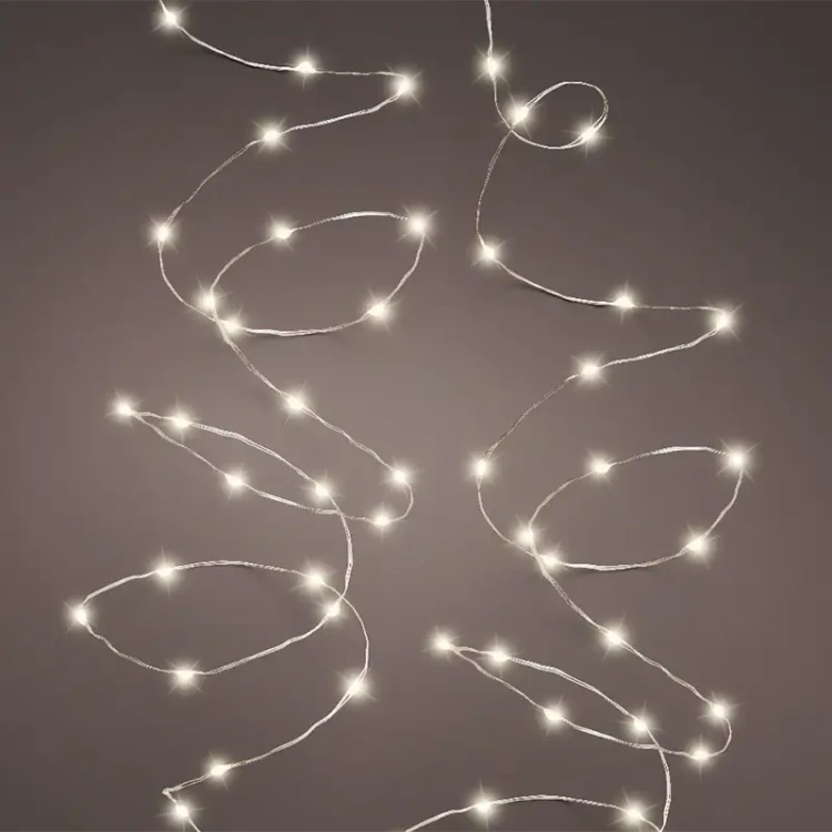 Łezki mikroLED Ciepły biały lampki choinkowe 5,95 m fot.4