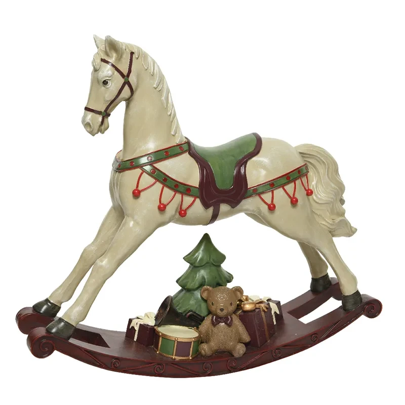 Konik na biegunach - Figurka 14x55,5x48 cm