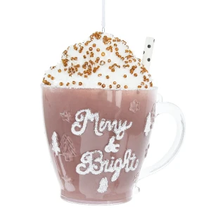 Świąteczna zawieszka  - Słodki kubek z żywicy