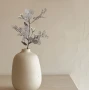 Pudrowo różowa gałązka dekoracyjna 60 cm