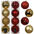 Mix bombek choinkowych kpl. 4 szt. 14 cm