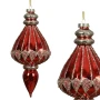 Finial - Plastikowa czerwono-złota zawieszka choinkowa 29 cm