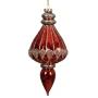 Finial - Plastikowa czerwono-złota zawieszka choinkowa 29 cm