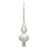Szklany Szpic Choinkowy - Lodowy 26 cm