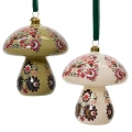 Folkowe szklane grzyby - zawieszki choinkowe 12,4 cm zdjęcie 6