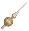 Szklany Szpic Choinkowy 31 cm - Kwiaty fot.6