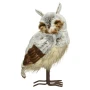 Brązowa Sowa - Futrzana figurka dekoracyjna 50 cm w1