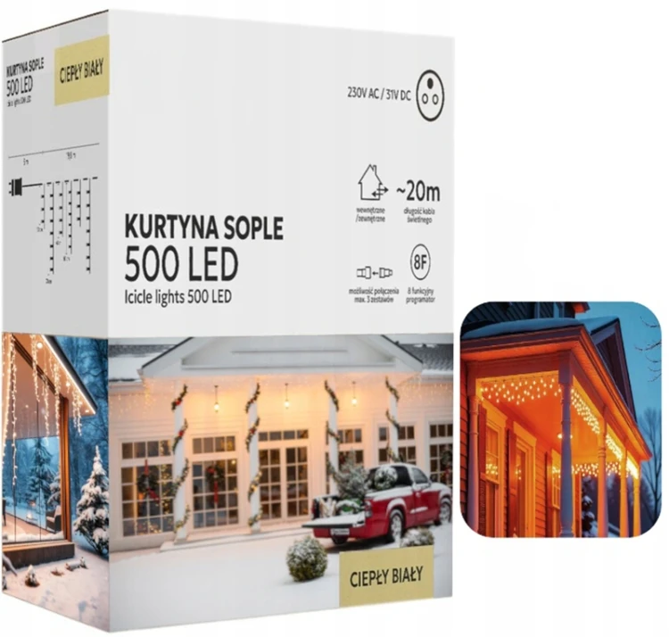 Kurtyna świetlana - Sople zdjęcie 12