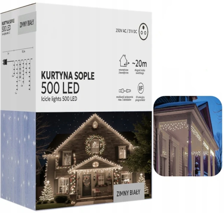 Kurtyna świetlana - Sople zdjęcie 3