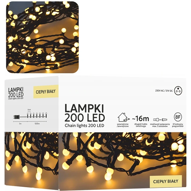 Lampki kulki - Dekoracyjne oświetlenie świąteczne zdjęcie 11
