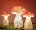 Szklany Muchomor LED zdjęcie 4