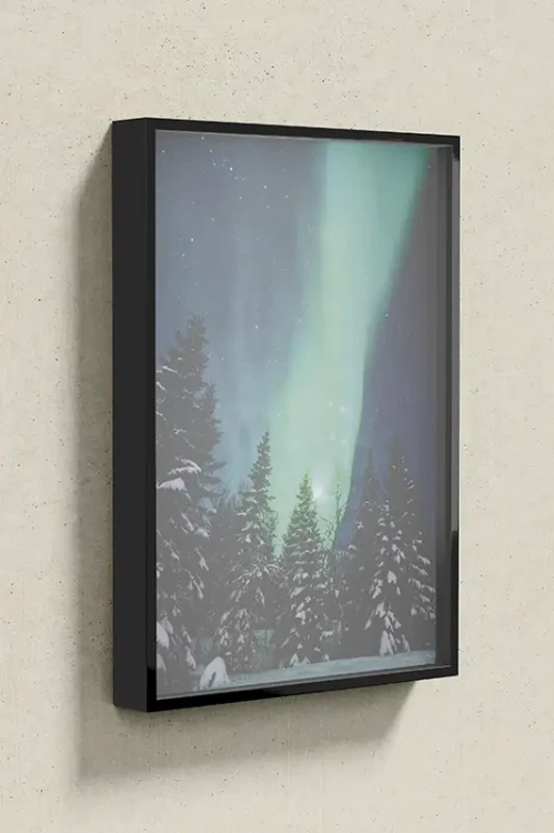 Świecący obraz 38x58cm Zorza Polarna