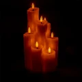 Świece z knotem 3D - Kość słoniowa 25,5cm