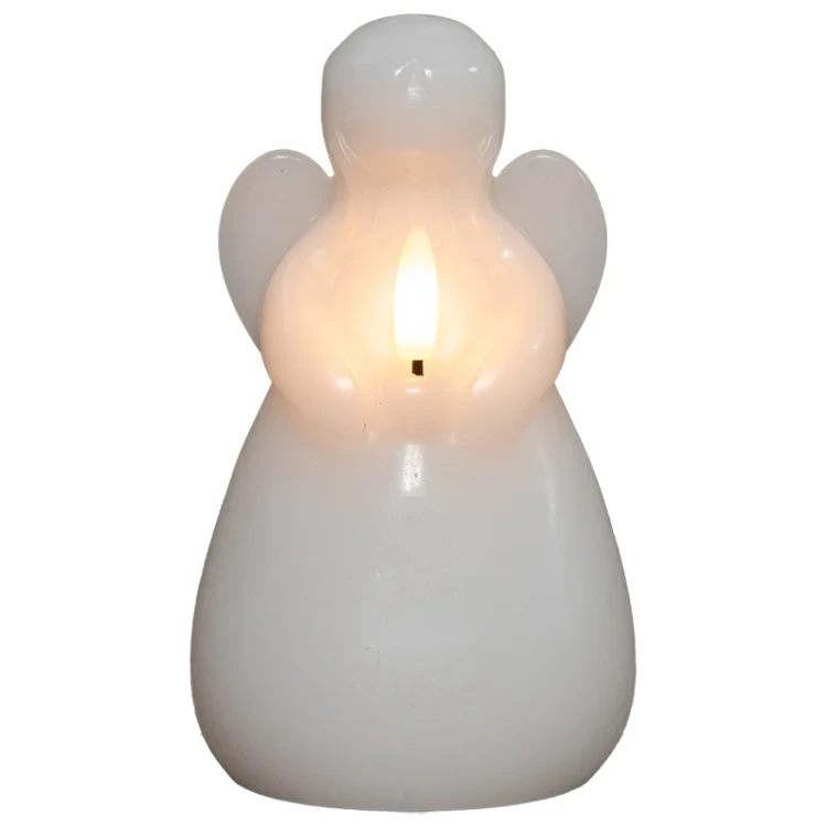 Anioł - Świeczka 3D z knotem - 14,5 cm zdjęcie 2