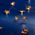Lampki choinkowe na baterię - Gwiazdki 20 LED zdjęcie 4