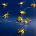 Lampki choinkowe na baterię - Gwiazdki 20 LED zdjęcie 3
