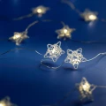 Lampki choinkowe na baterię - Gwiazdki 20 LED zdjęcie 1