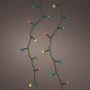 Lampki choinkowe LED na baterie na zielonym przewodzie zdjęcie 7