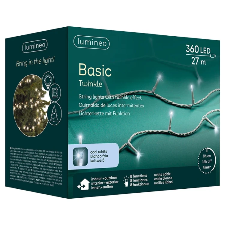 Światełka choinkowe BASIC Twinkle - 8 Funkcyjny programator fot.7