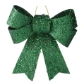 Plastikowa kokarda na choinkę 11 cm zdjęcie 3