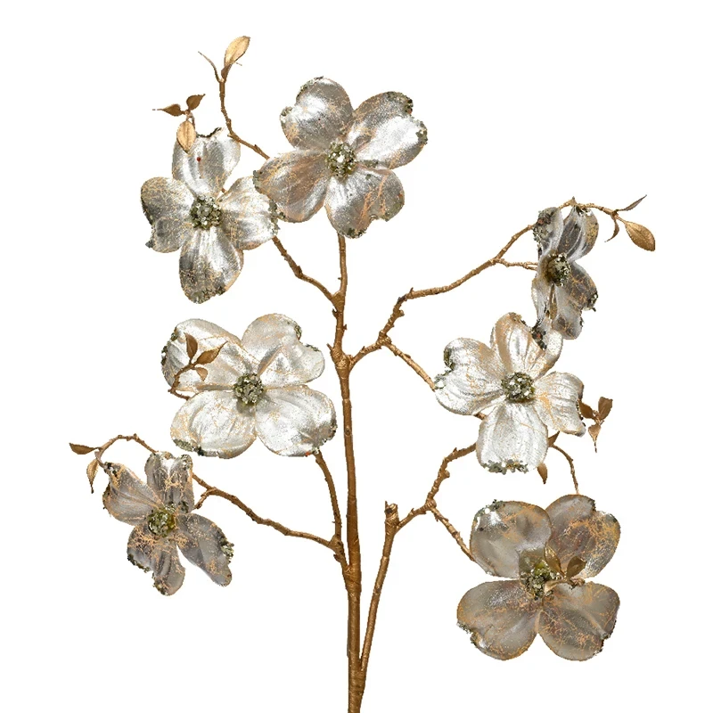 Kremowa gałązka dekoracyjna do wazony 90 cm