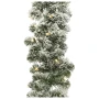 Ośnieżona girlanda choinkowa z oświetleniem 50 LED - Ciepły biały 270 cm
