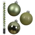 Małe plastikowe bombki MIX - 14 szt. 3 cm fot.2