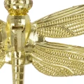 Jasnozłota ważka - Zawieszka choinkowa 13,5 cm
