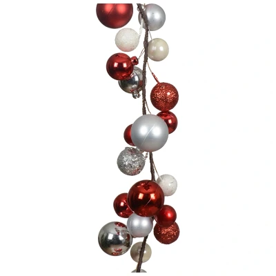 Girlanda choinkowa z plastikowych bombek 180 cm