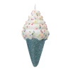 Kolorowe Lody w rożku - Zawieszki choinkowe 15 cm zdjęcie 3