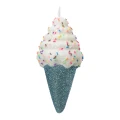 Kolorowe Lody w rożku - Zawieszki choinkowe 15 cm zdjęcie 3