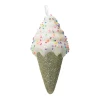 Kolorowe Lody w rożku - Zawieszki choinkowe 15 cm zdjęcie 2