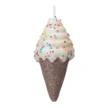 Kolorowe Lody w rożku - Zawieszki choinkowe 15 cm zdjęcie 1