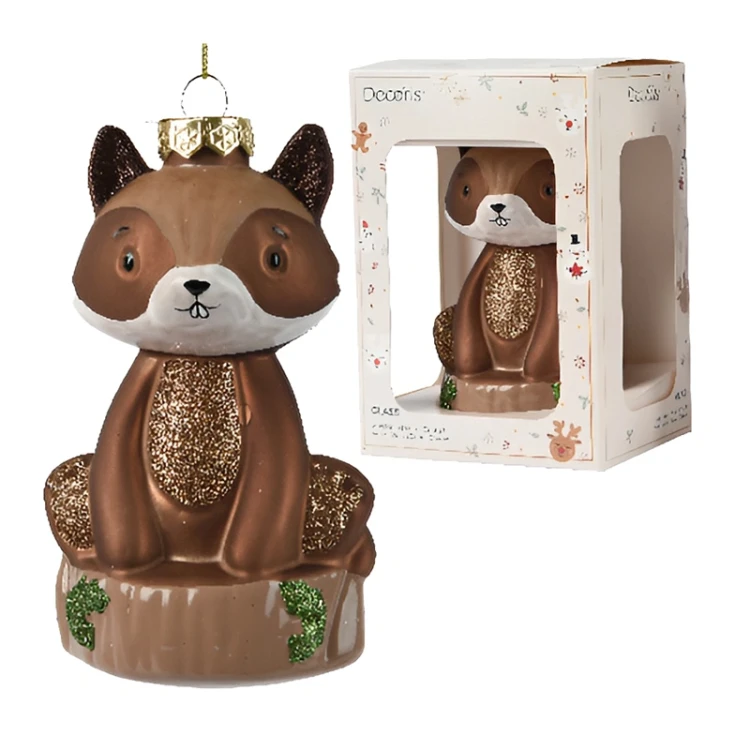 Szklane zwierzątka - Zawieszki choinkowe 12,5 cm zdjęcie 7